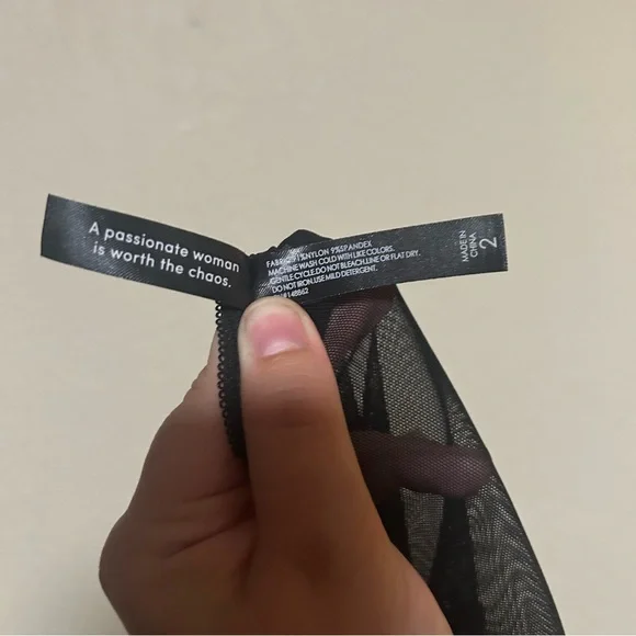 Torrid Mesh Black Long Sleeve Crop Top - Picture 7 of 8